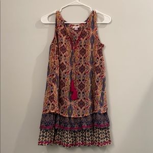 Cute patterned mini dress